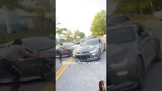 Camaro crashes into thief explore automobile cars crash camaro takeover shorts trending [upl. by Dnilasor772]