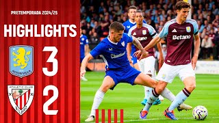 HIGHLIGHTS  Aston Villa 32 Athletic Club  Amistosos 202425 [upl. by Tomlinson648]