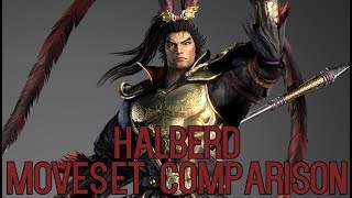 BONUS DYNASTY WARRIORS 9 Halberd Moveset Comparison [upl. by Barabas]