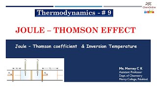 JouleThomson Effect [upl. by Elburr766]