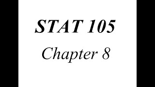 STAT105  Ch8  ANOVA [upl. by Paulsen]