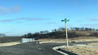 Cruising newly paved streets of Redtail Ridge housing development in Middleton WI [upl. by Hubert]