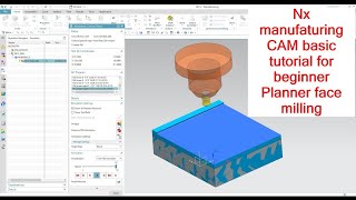 Nx Cam Tutorial 8  floor Finishing with Zlevel Program for VMC Machine [upl. by Atinomar]