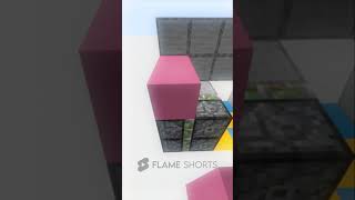 2x2 Flush Piston Door Tutorial  Minecraft shorts [upl. by Aneehsak393]