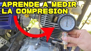 APRENDE A MEDIR LA COMPRESION DE TU MOTO O AUTO  COMO MEDIR LA COMPRESION DE UN MOTOR [upl. by Llevram]