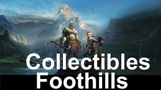 God of War Foothills Collectibles Walkthrough [upl. by Shanda277]