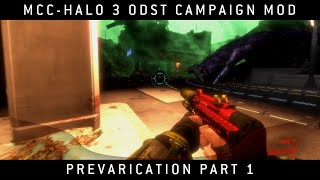 Halo MCC Halo 3 ODST Campaign Mod  Prevarication Part 1 [upl. by Gibert268]