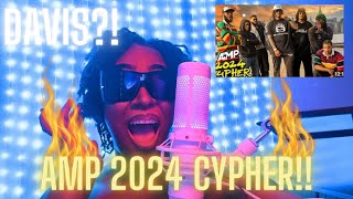 AMP FRESHMAN CYPHER 2024  DAVIS TURNED INTO BRYSON TILLER  MlfShaike FULL REACTION [upl. by Delp]