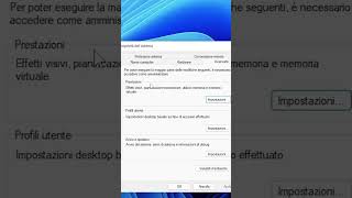 Come disattivare il file di paging su Windows 11 shorts [upl. by Ainyt]