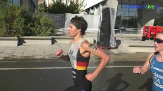 2020 World Triathlon Cup Valencia  womens highlights [upl. by Ahsinaj779]