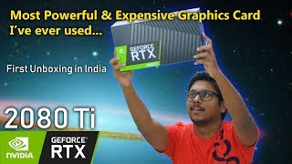 RTX 2080 Ti is here Most Powerful Graphics Card Ive ever used [upl. by Aguie803]