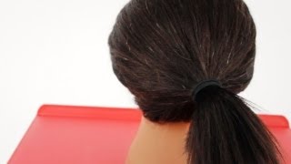 Quick Weave Finished Results On African American Hair Tutorial Glue In Extensions Part 5 [upl. by Anitteb]