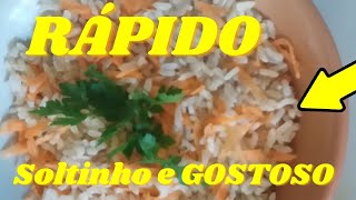 😋💖 Como Fazer Arroz Integral RÁPIDO Soltinho e GOSTOSO 😋 [upl. by Norit]