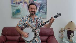 Sausage Finger Boogie on a Tony Trishka Deering Banjo Inspired by Buck Trent 🙂 [upl. by Zapot]