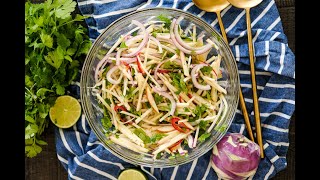 Side Dish Recipe ZESTY Kohlrabi amp Apple Slaw by Everyday Gourmet with Blakely [upl. by Ariom450]