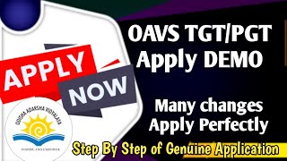 OAVS APPLY STEP BY STEP GENUINE APPLICATION DEMO📲APPLY IN OWN MOBILE MANY CHANGES THIS TIME BY OAVS [upl. by Rourke293]