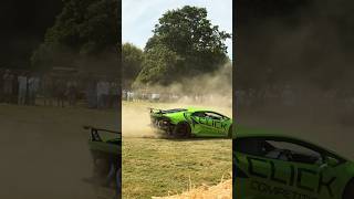 Twin Turbo Lamborghini Huracan going off road in the field [upl. by Ltsyrk120]