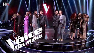 Svi natjecatelji  “Zastave”  Live 1  The Voice Hrvatska  Sezona 3 [upl. by Eitsirhc]