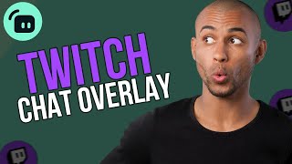 How To Add Twitch Chat Overlay In Streamlabs  A to Z [upl. by Benedicta857]