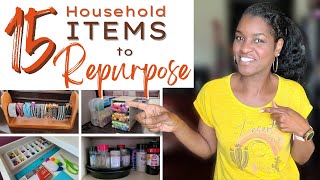 15 Household Items to Repurpose for Home Organization Super Quick and Easy Ideas [upl. by Cesare]