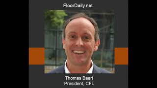 FloorDailynet Thomas Baert Discusses the Domotex Germany Expo and CFLs Sustainability Award [upl. by Eloisa]