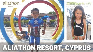 Aliathon Holiday Village Cyprus  Full Review and Best Bits [upl. by Lexie]