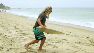 HOW TO SKIMBOARD W World Champion Skimboarder Austin Keen  One Step Drop [upl. by Neehar]