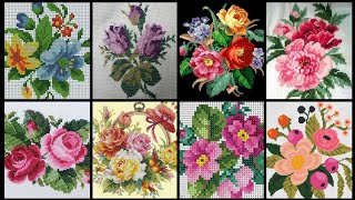 Gorgeous cross stitch patterns countable embroidery charsutikarhailatest dosuti design ideas2024 [upl. by Eentruoc]