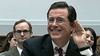 Colbert Humors Annoys Congressmen [upl. by Douglass]