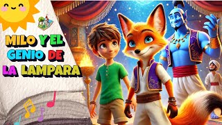 🦊🧞 Cuento infantil Milo y El Genio De La Lámpara 🧞🦊  Cuentos para Dormir  Cuentos en Español [upl. by Josepha374]