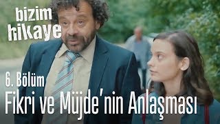 Fikri ve Müjdenin anlaşması  Bizim Hikaye 6 Bölüm [upl. by Bolme736]