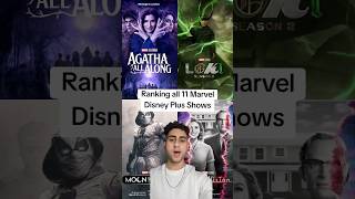 Ranking Marvel Disney Plus Shows Part 1 mcu marvel marvelstudios avengers avengers viral [upl. by Revell]