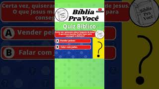 Pergunta da Bíblia quizbíblico shortsbíblicos perguntaserespostasbiblia [upl. by Nyltak]