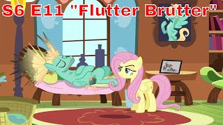 Blind Reaction MLP FIM S6 E11  quotFlutter Brutterquot [upl. by Delsman]