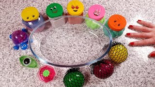 Mixing Store Bought Slime with Stress Balls and Homemade Slime 2 [upl. by Ardekal]