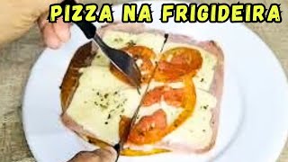 Pizza de Frigideira como fazer [upl. by Nyliahs]