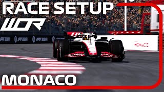 WOR F1 23 MONACO  Qualify Lap  RACE Setup 💪 [upl. by Aloivaf]