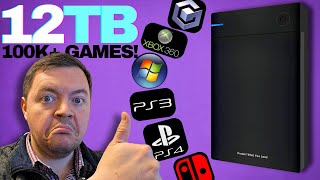 KinHanks 12TB HDD has almost EVERY retro game EVER  Zu reviews [upl. by Eves]