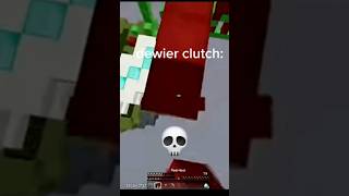 Dewier clutch💀bedwars minecraft gaming dewier rankedbedwars clutch [upl. by Laeira336]