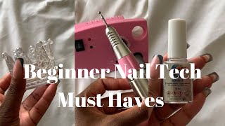 Beginner Nail Tech Must Haves UPDATED  Where To Purchase The Products  South African Youtuber [upl. by Eeroc]