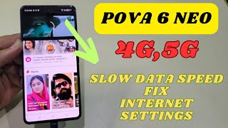 Tecno Pova 6 Neo How To Making Internet Setting [upl. by Dedric]