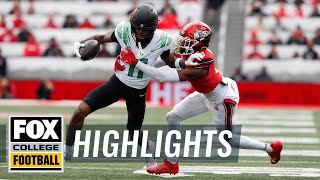 No 8 Oregon Ducks vs No 13 Utah Utes Highlights  CFB on FOX [upl. by Odnumyer]