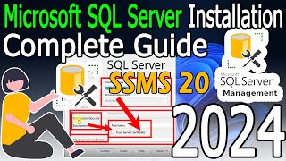 How to Install Microsoft SQL Server 2022 amp SSMS 20 on Windows 1011  2024 Update  Complete guide [upl. by Laehplar214]