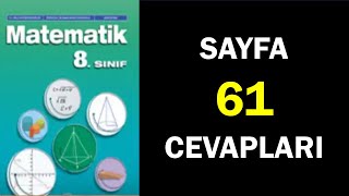 8Sınıf Matematik Ders Kitabı Sayfa 61 Cevaplar Çözümler [upl. by Han338]