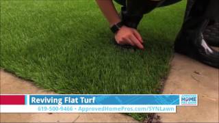 Quick Tip How To Revive Flat Turf [upl. by Amikat]