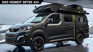 New 2025 Peugeot Rifter 4x4 Launched quotThe Best Compact Camper Vanquot [upl. by Haliak]