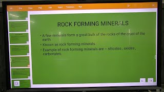 ROCK FORMING MINERALS  PETROLEUM GEOLOGY  3rd Sem PE [upl. by Salina]