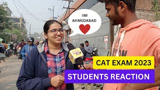 CAT EXAM 2023  STUDENTS REACTION  SLOT 126 NOV  IIMA चाहिए  CAT EXAM ANALYSIS 2023 [upl. by Rania]