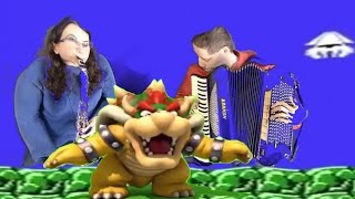 nintendo old school video game cover on accordion and clarinet [upl. by Bilbe]