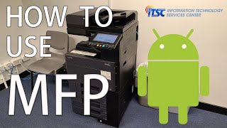 Print to MultiFunction Printers from Android Device in HKUST [upl. by Kristen593]